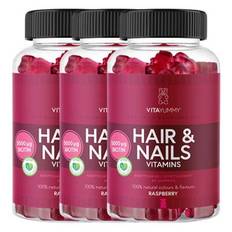 3 x VitaYummy Hair & Nails Gummies (60 stk)