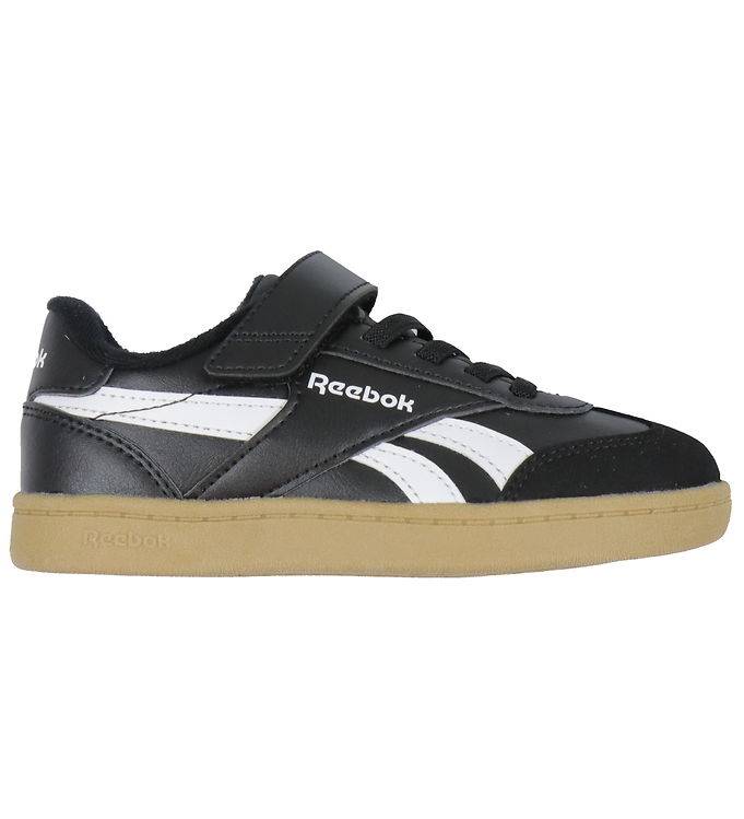 Reebok Skor - Resår med sönderriven kant & Topp Strap - Svart/Vi - Reebok - 32 - Skor
