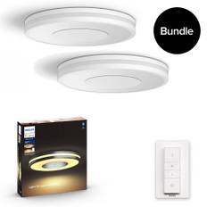Philips Hue - 2x Being Loftlampe Hvid - Pakke - Fri fragt og klar til levering - Prismatch