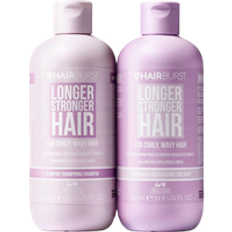 Hairburst Schampo & Balsam F&#xF6;re Curly & Wavy H&#xE5;r - 2 x 350 ml