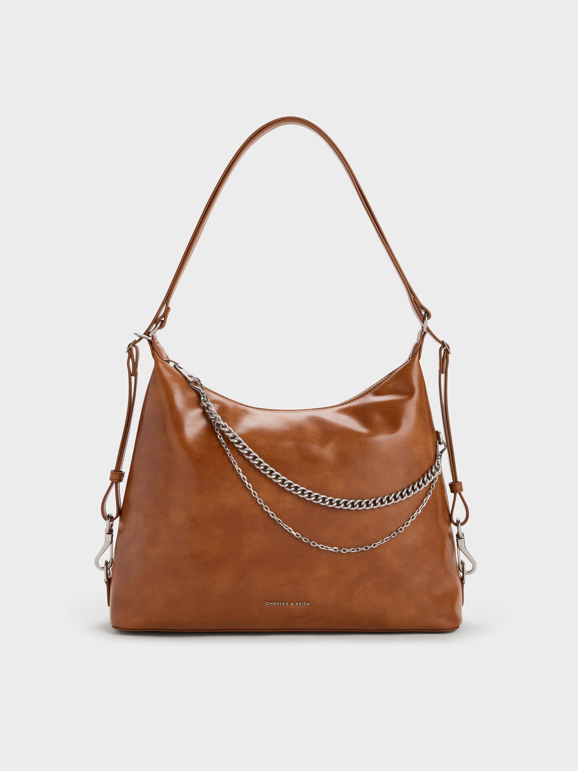 CHARLES & KEITH - Atwood Chain Convertible Hobo Bag