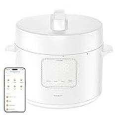 TOKIT Tryckkokare 5 L, riskokare multikokare tryckpanna, elektrisk tryckkokare med 14 tillagningsprogram, mild matlagning, yoghurtberedare, MiHome Smart Control non-stick belagd innergryta