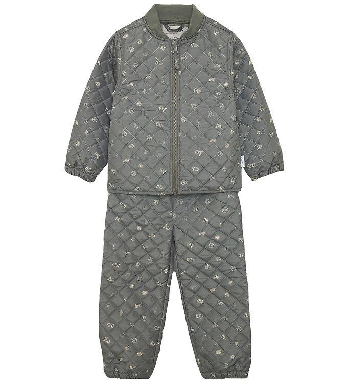 CeLaVi Termotøj - Quiltet - Mulled Basil m. Print - CeLaVi - 1 år (80) - Termotøj
