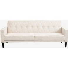 Loft24 - Avon bäddsoffa 3-sitsig i corduroy - Vit - Bäddsoffor - Från Homeroom