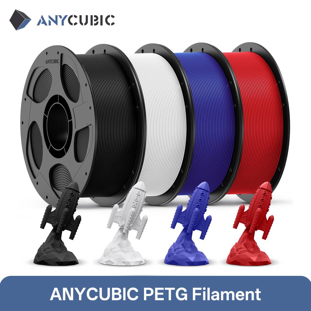 ANYCUBIC 3KG PETG 3D Printer Filament 1.75mm PLA 3D Printer Filament For Kobra FDM 3D Printer Toy Model Printing MateriaL