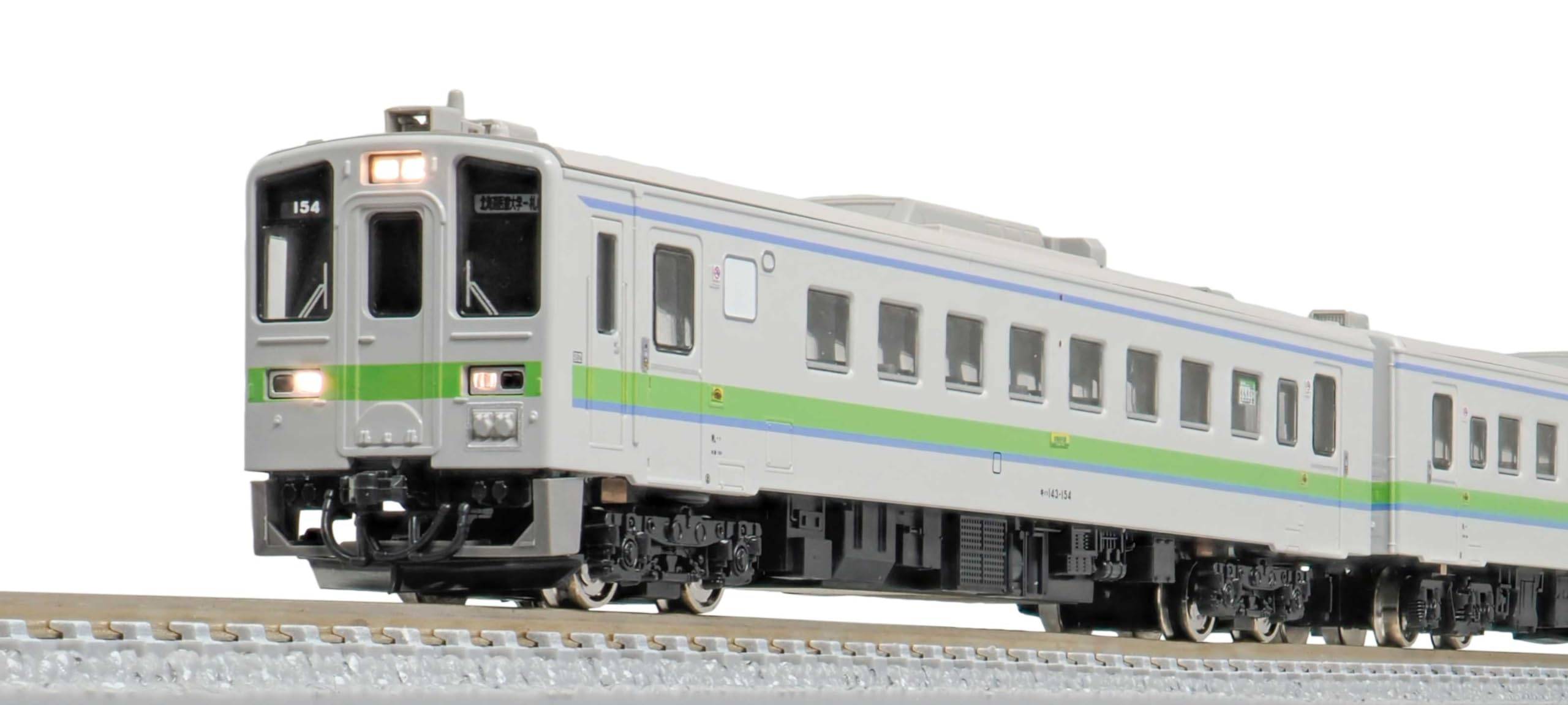 Greenmax N Gauge JR Hokkaido Kiha 143 Series Selectable Car Set 31833 Diesel Train Model (Sappo-Numa Line, Post-Refrigeration, Number) 3-Car
