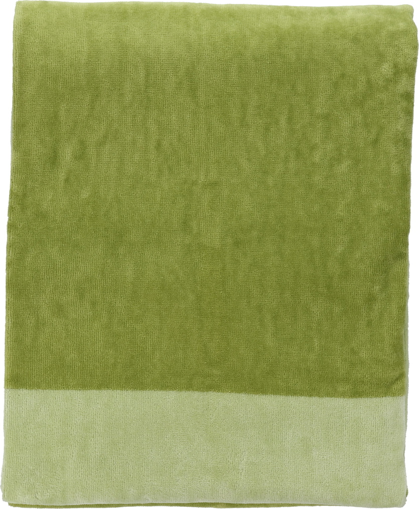 Strand- og badehåndklæde Ona Pixie 100x180 cm pistaciegrøn bomuld