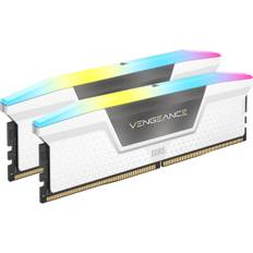 64GB (2 x 32GB) DDR5 5200MHz Vengeance RGB LED XMP 3.0 White Heatspreader 1.25V CL40