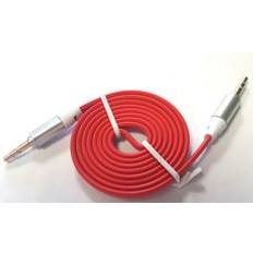 Kabel Sound Stecker-Stecker 3,5mm Klinke rot Audio Video