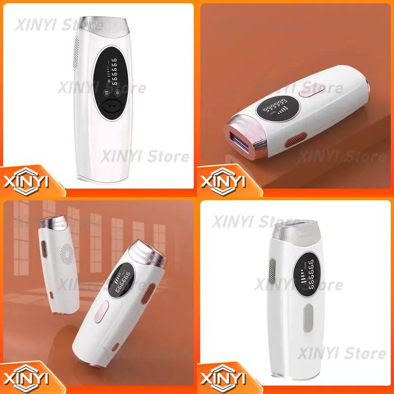 for IPL Laser Hair Removal Device Ice Cooling Painless Electric Epilator Threading Whole Body Remover 510-1200nm Wavelength