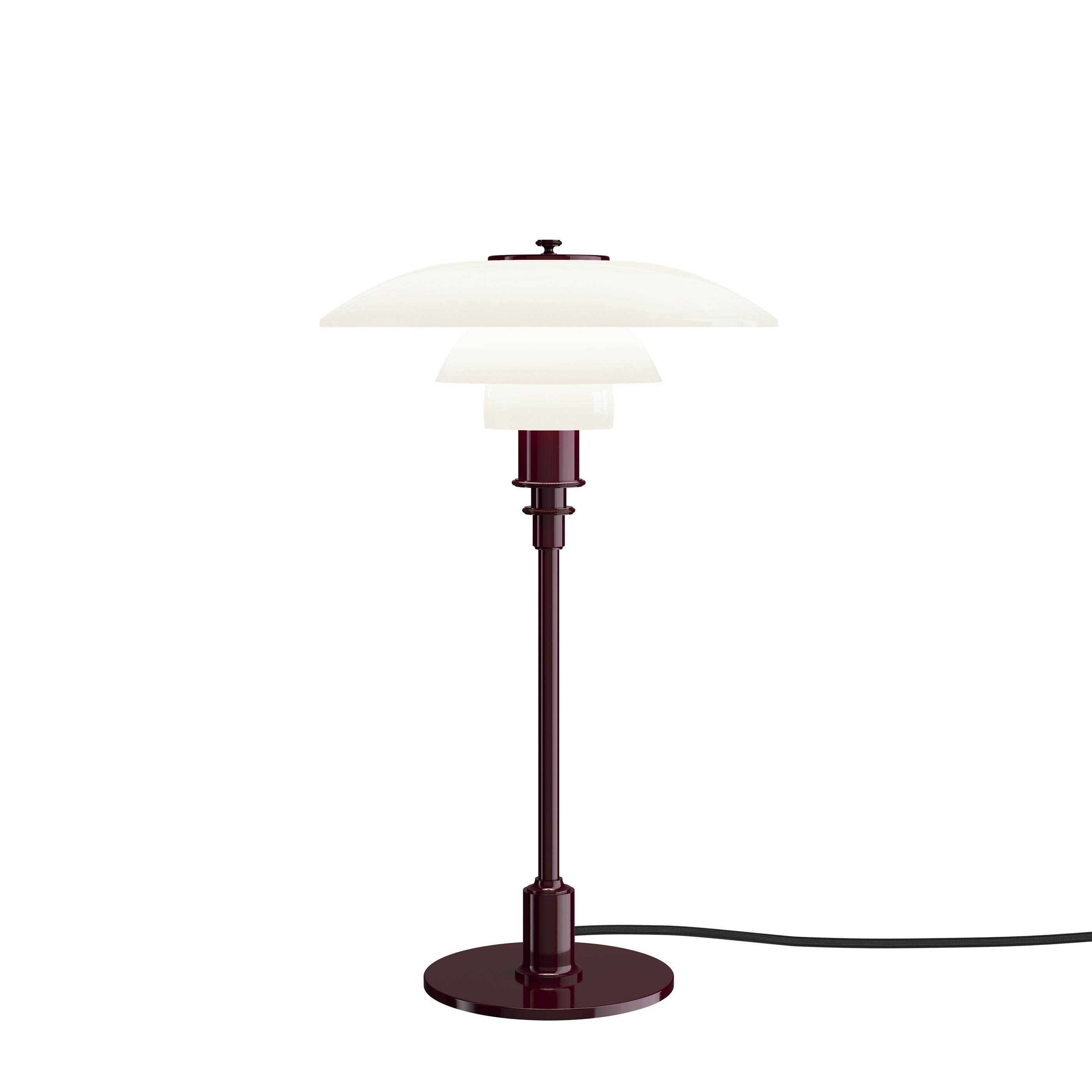 PH 3/2 Bordlampe - Glossy Burgundy.