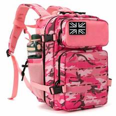 25 Litri Zaino tattico Zaino med stor kapacitet för sopravvivenza i campeggio di 3 dagar med portabottiglie d'acqua Zaini da viaggio - Rosa