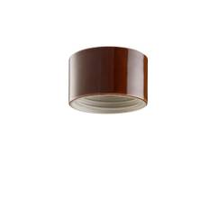 Tak- och väggarmatur i brun glasyr med 84,5 mm gänga IP54 LED