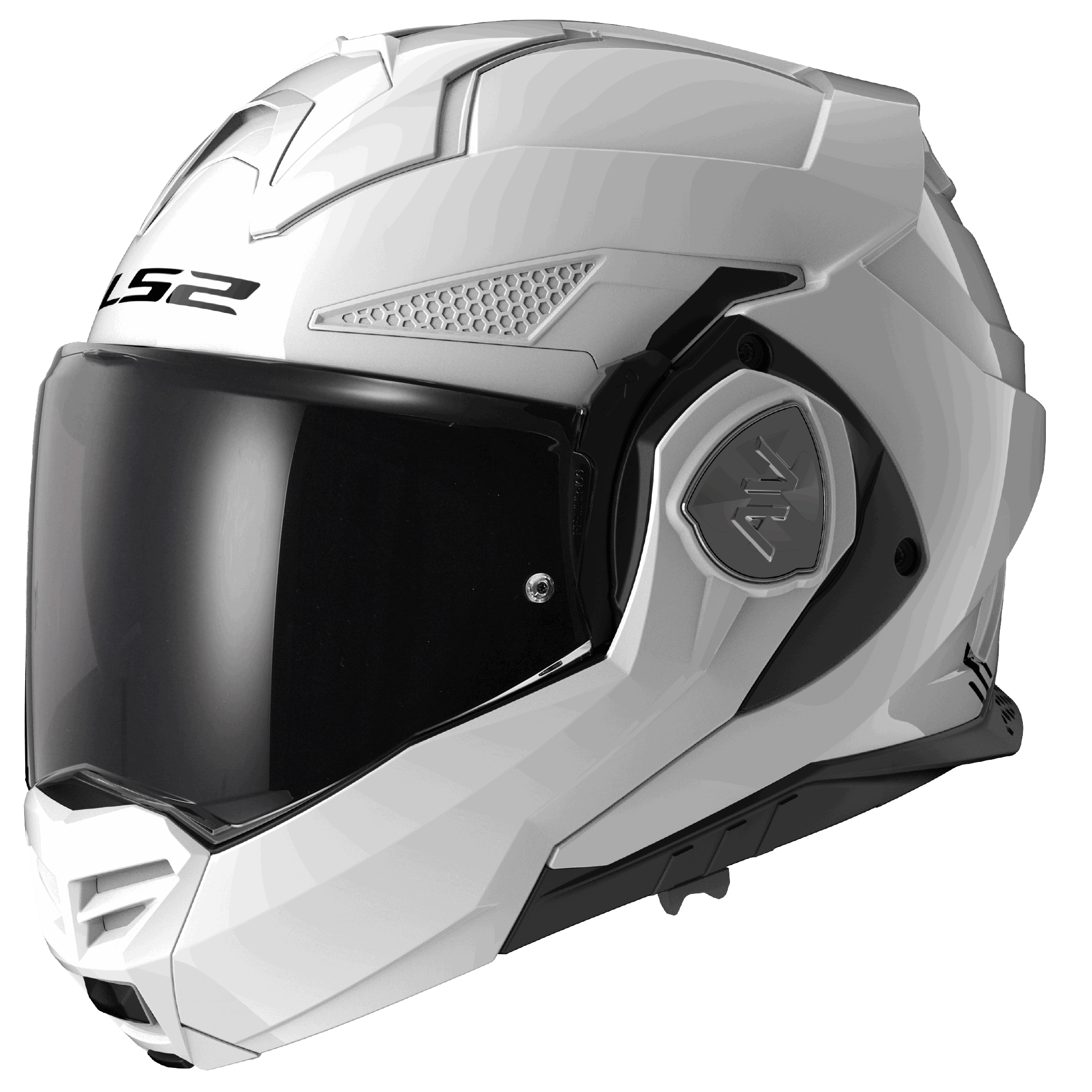 LS2 Åpningshjelm FF901 Advant X Solid Hvit 2XL