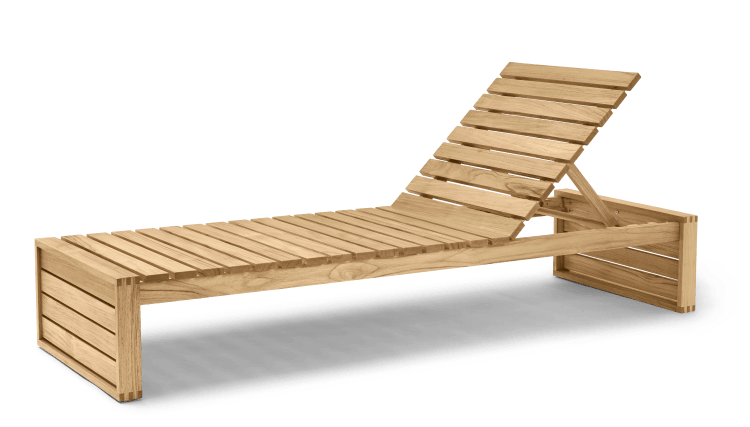 BK14 | Lounger FSC®-certificeret teak, ubehandlet