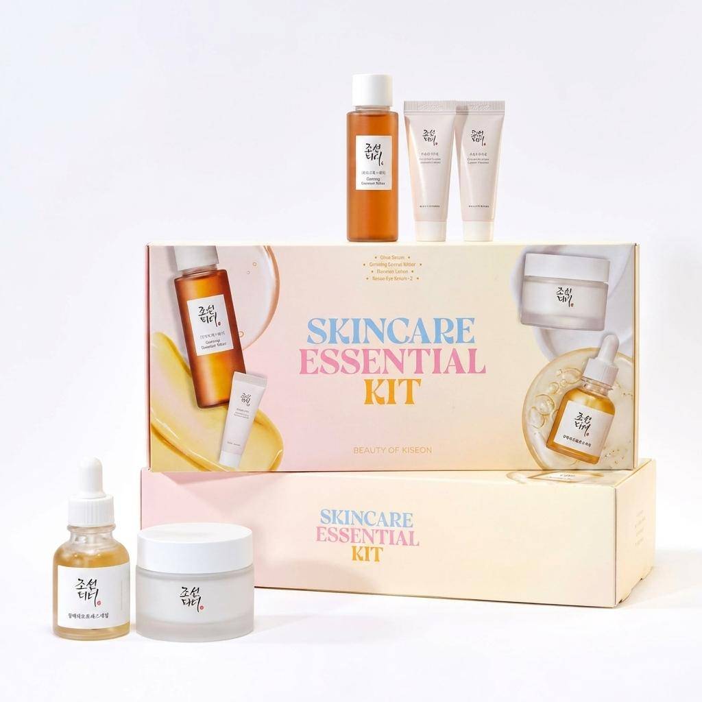 [Beauty of Joseon] Bästsäljande Hanbang Hudvård Essential Kit - [K-BEAUTY] Traditionell Koreansk Ört-Glow Rutin
