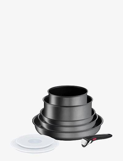 Tefal Ingenio Daily chef ON 8 pcs set - Stekpannor & Kokkärl - GREY / grey