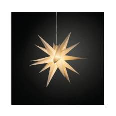 Pappersstjärna KONSTSMIDE 3D vit 60cm sladdställ med LED 12V/IP20 dimmer