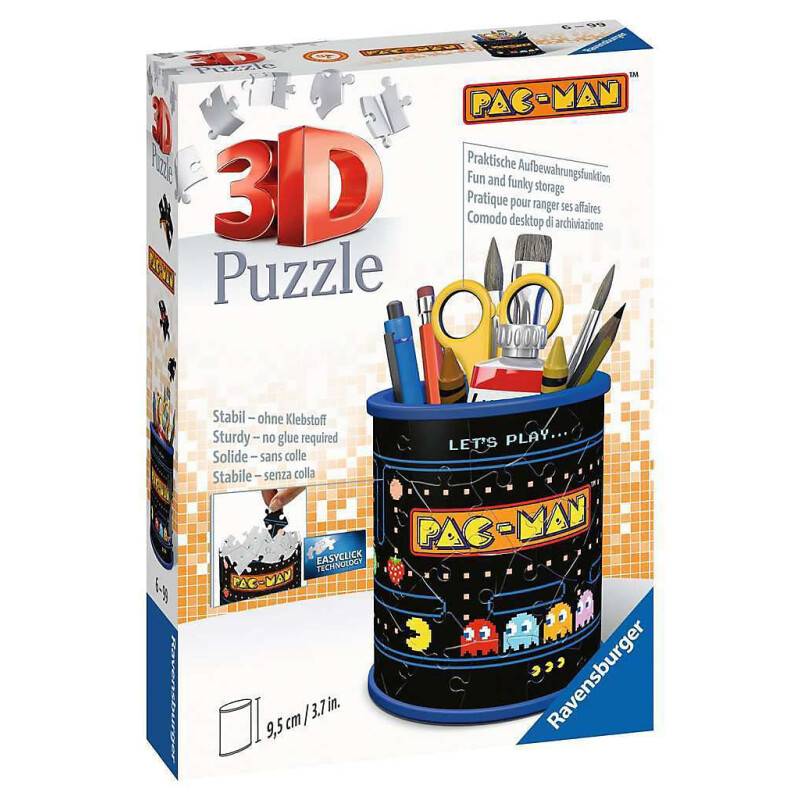 Ravensburger 3D Puzzle 11276 - Utensilo Pac-Man - 54 Teile -...
