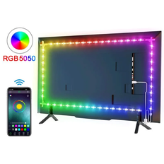 Farvede RGB 5050 Led Strip til TV  -15M - 15 m