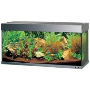 Juwel Rio Akvarie 180 L Sort med ledlys L 101 X b 41 X H 50 cm (04350)BESTILLING Kun afhentning.