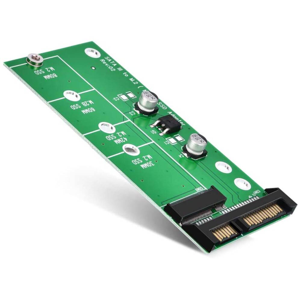 M.2 til SATA-adapterkort Nvme-effektivitet Bredt udvalg af operativsystemer til problemfri integration