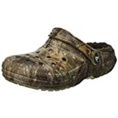 Crocs Unisex Classic Lined Realtree Edge Clogs, Braun Chocolate Chocolate 280b, 43/44 EU