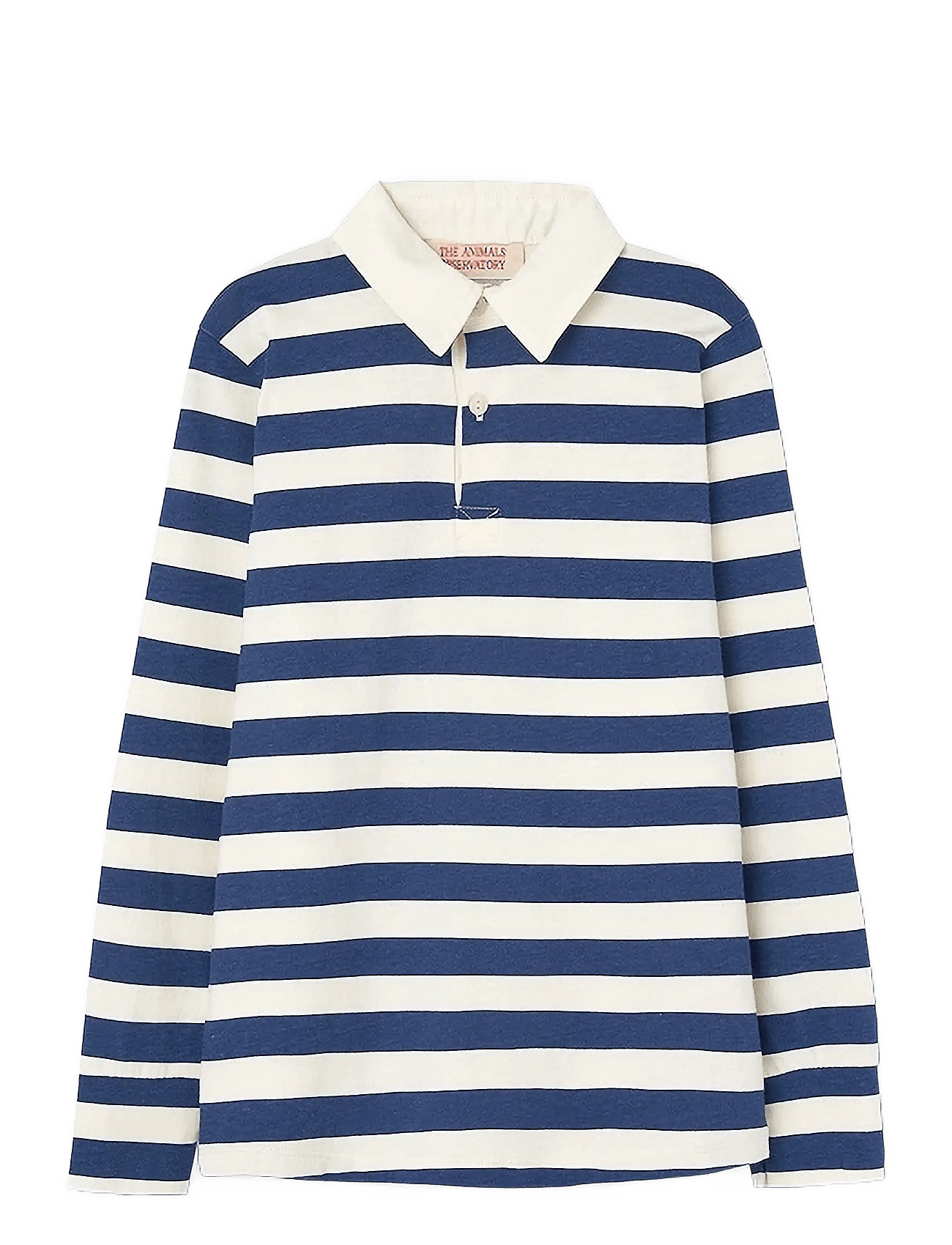 THE ANIMALS OBSERVATORY Stripes Navy Eel Polo Shirt - Navy - 10 Y