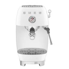 Smeg Manuell espressomaskin med Cold Brew, vit - Vit