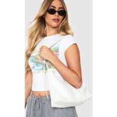 Axelremsväska Med Spänne, White - ONE SIZE