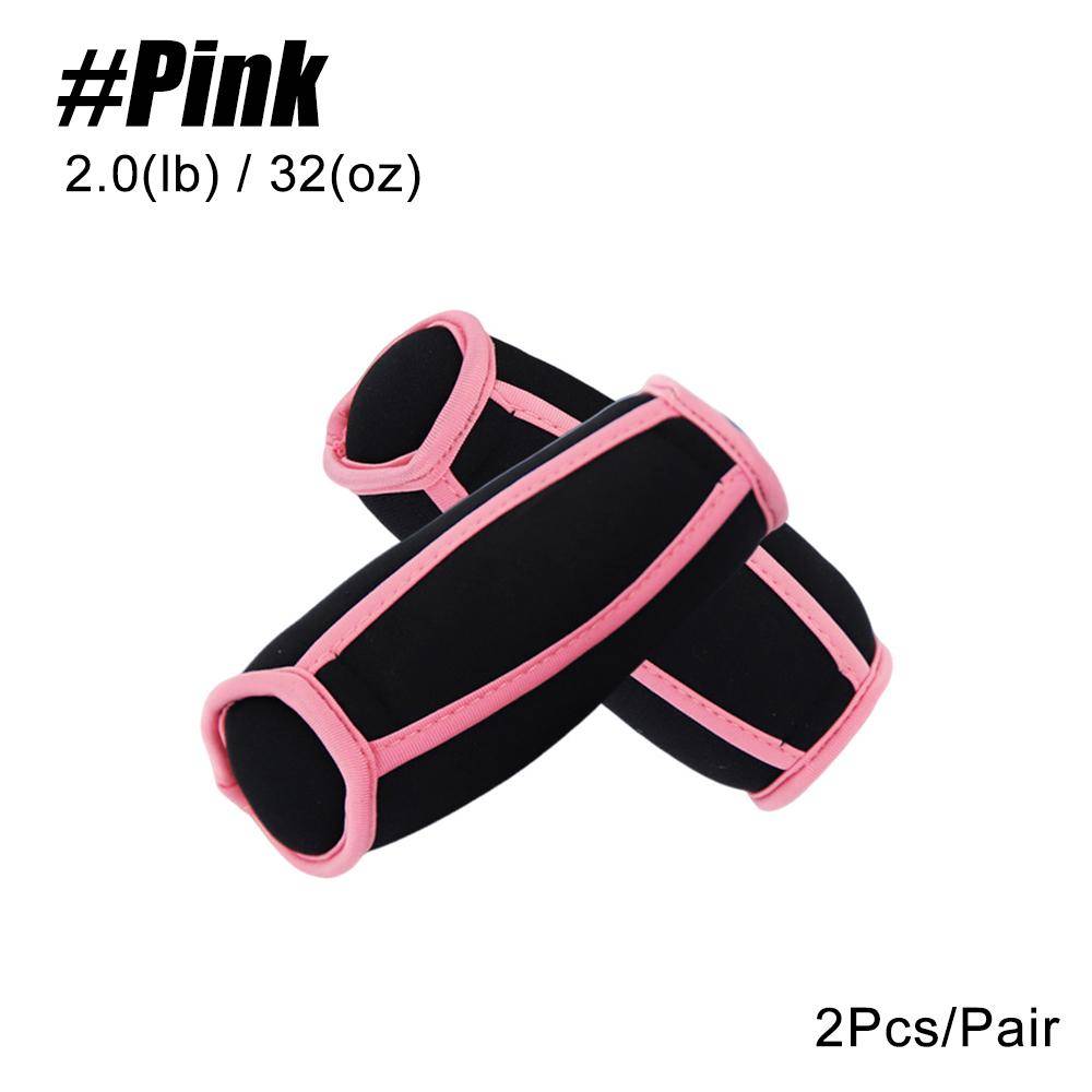 1 Pair Wrist Support Soft Hand Weights 2 4 Lbs Walking Dumbbell For Women Men Jogging Running Physical Therapy Aerobics