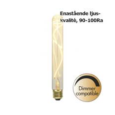 Dimbar vintage LED rörlampa 2200K 250lm E27 3.4W