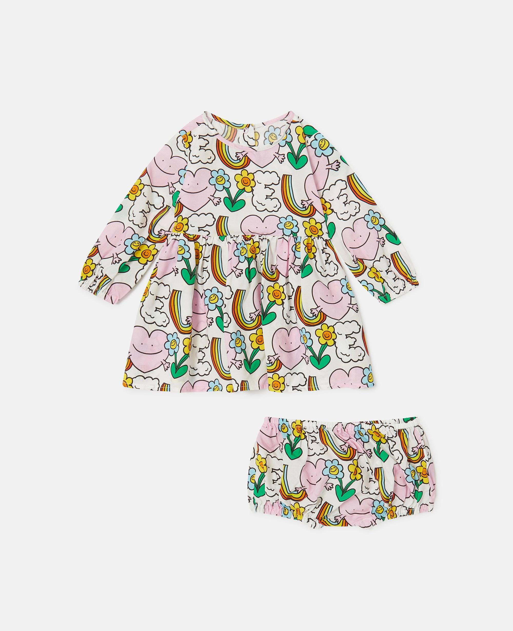 Stella McCartney - Earth Friends Print Dress and Bloomers Set, , Size: 6m