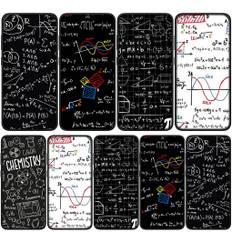 for iPhone 16 15 14 Xiaomi Redmi Note 13 12 11 Pro Max X 8 9 XR Samsung Galaxy S24 S23 OPPO Huawei Chemistry Science Maths Equation Formula Phone Case for iPhone 14 aero