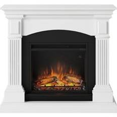 Tagu Magna Electric Fireplace - Pure White Complete Suite UK Plug