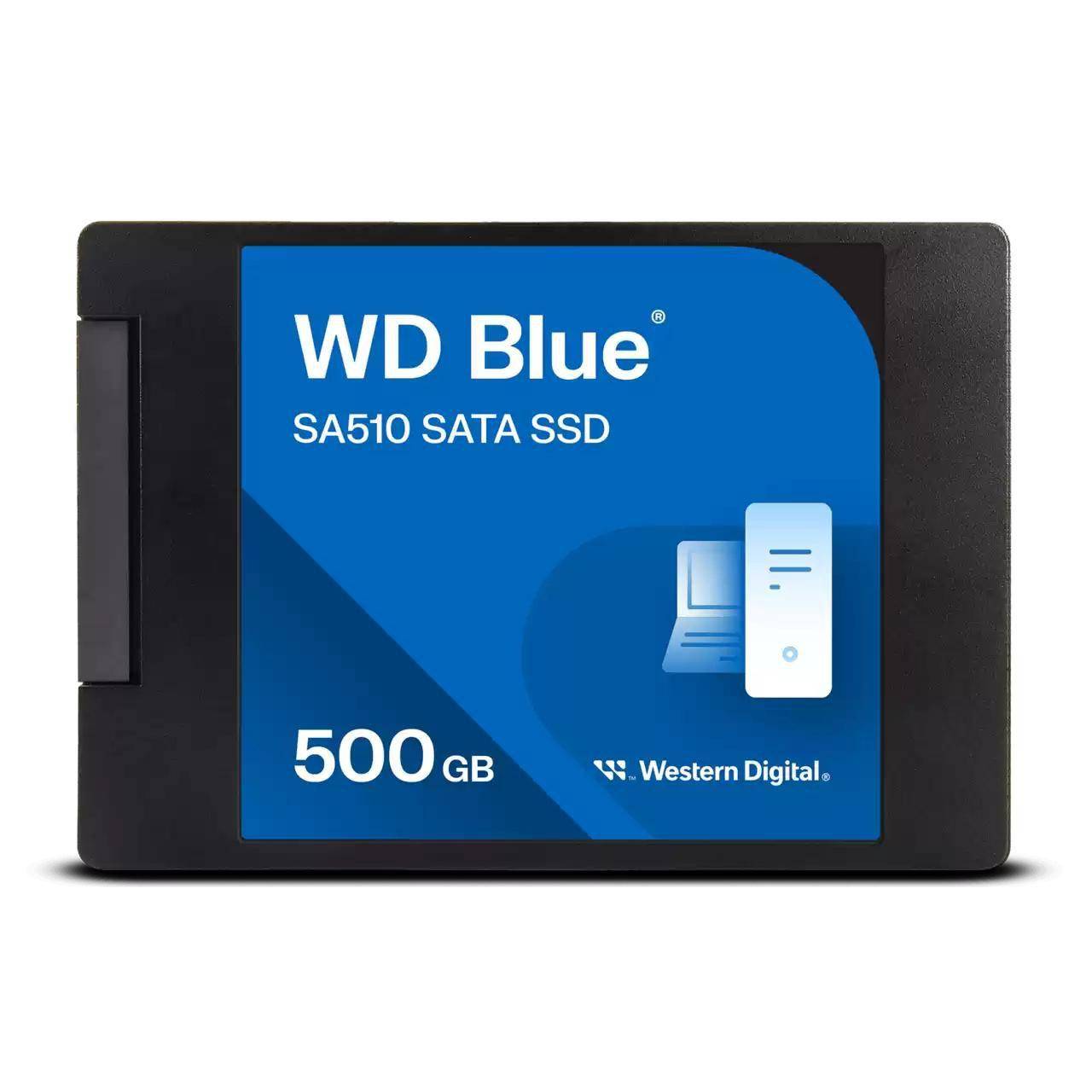Blue SA510 500GB WDS500G3B0A - SSD - internal - 2.5" - SATA 6Gb/s - blue