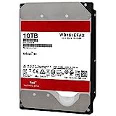 HDD för Red 10 TB 3,5 tums SATA 6 Gb/s 256 MB 5 400 varv/min för intern hårddisk för NAS-hårddisk för WD101EFAX