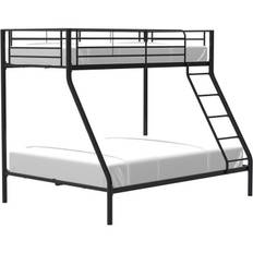 Metal bunk beds - Black - Bed bases included - 90/140 x 190 cm - BRUCE