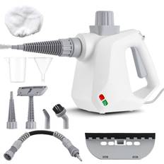 Pressurized Handheld Multi-surface Natural Steam Cleaner with 9pcs Accessories for Home Portable UK plug vit