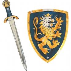 Noble Knight Riddersæt- Sværd og skjold Lion Touch Udklædning 1079