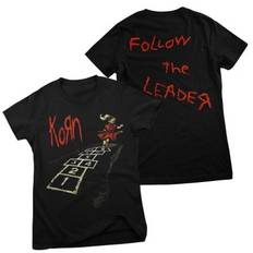 Korn - Follow The Leader Girly Tee (Black,M)