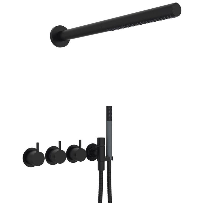 Takduschset Vola Vola 5471R-081ST för Inbyggnad Mattsvart