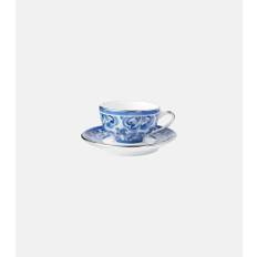 Dolce&Gabbana Casa Blu Mediterraneo espresso cup and saucer set - blue - One Size