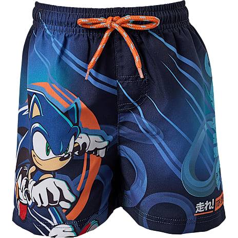 Sonic badeshorts str. 134/140 - blå