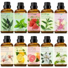 30 ml aromaterapi eteriska oljor, vattenlösliga aromaterapi eteriska oljor, yoga eteriska oljor, blommiga eteriska oljor - jasmin, grapefrukt, citron, - Multifärgad (Multi-size)