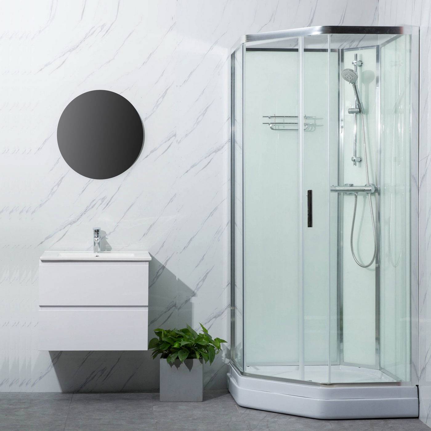 Duschkabin Ideal 90X90 Elegant 134541