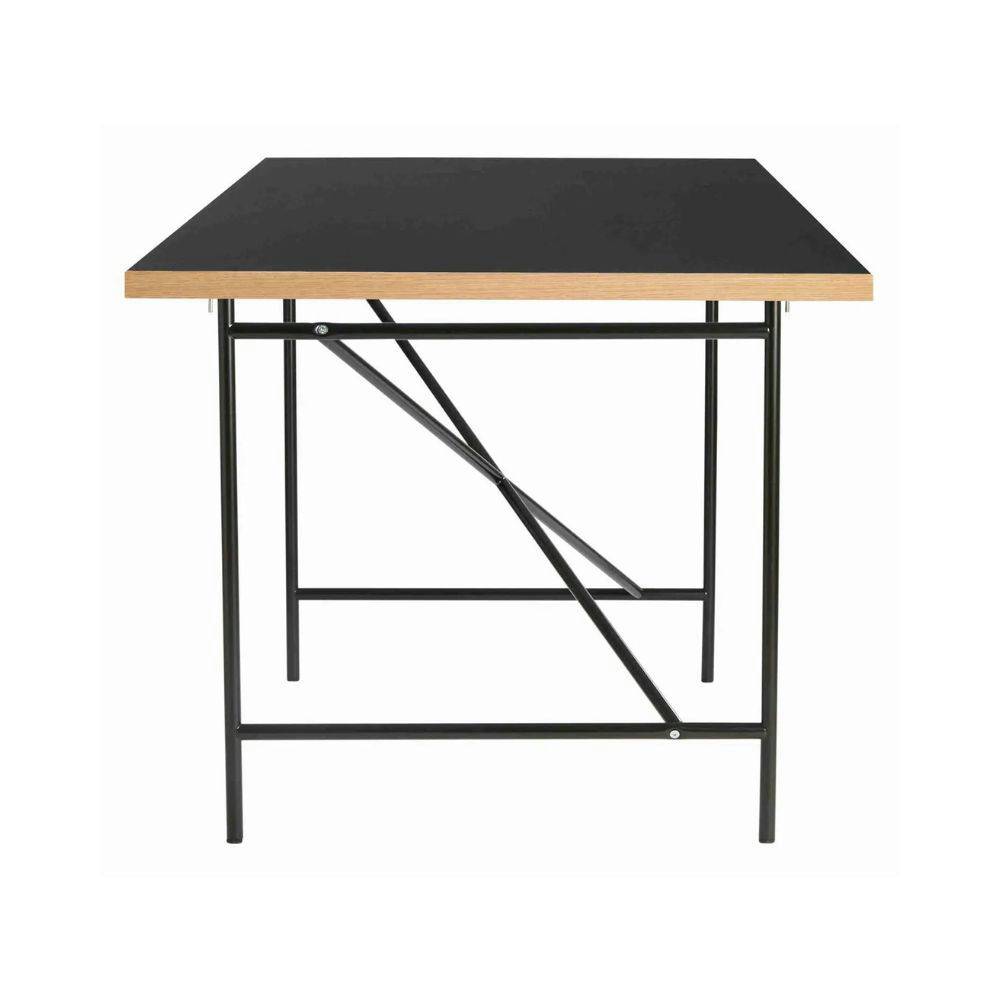 PLEASE WAIT to be SEATED EIERMANN1 Desk Skrivbord (160x80 cm) Black Linoleum & Black
