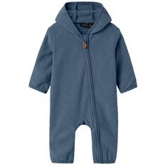 Name It Fleeceoverall - NbnMeeko - Vintage Indigo - Name It - 74/80 - Fleeceoverall