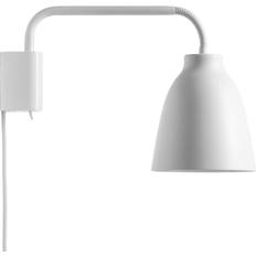 Fritz Hansen Caravaggio™ Read White, White Hvid Str ø14 cm, l: 35 cm, h: 20,6 - Væglamper Glas hos Magasin