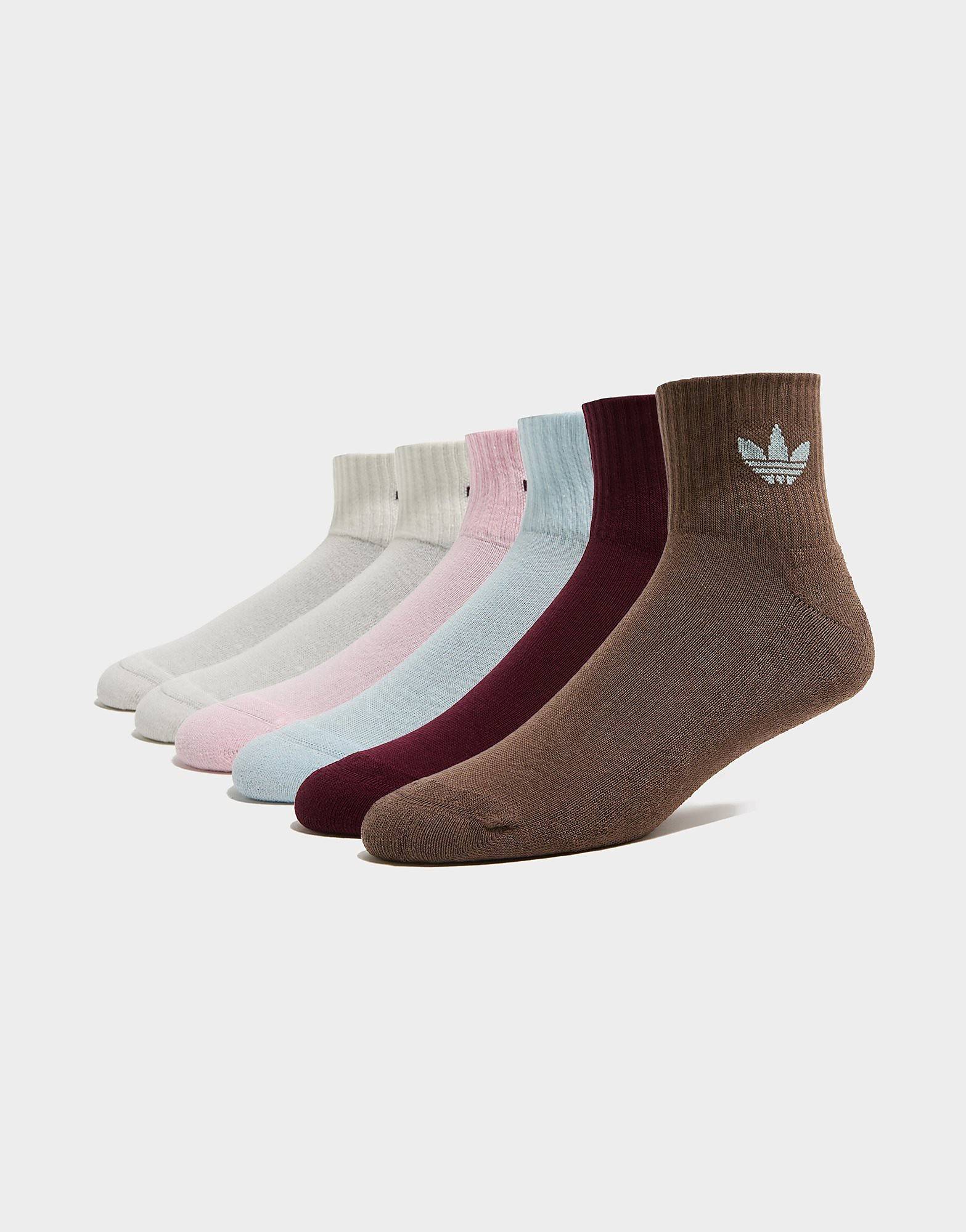 adidas Originals Mid Ankelsokker 6-Pakke, Multi